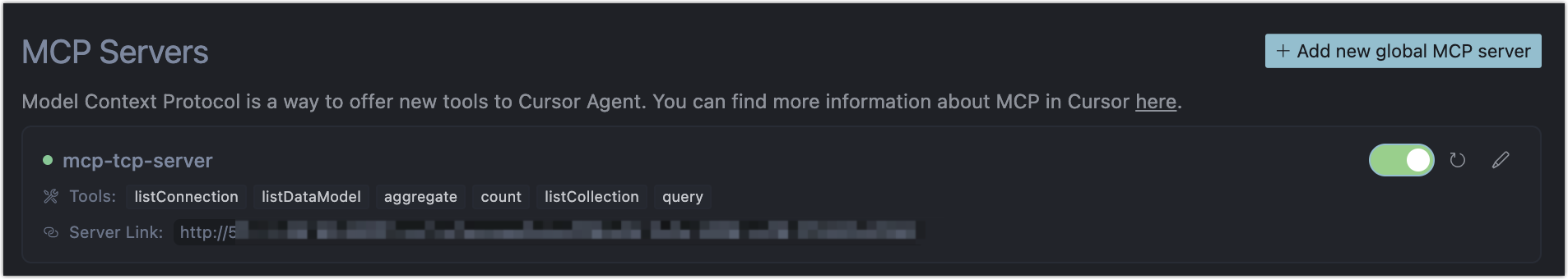 MCP Connection Ready